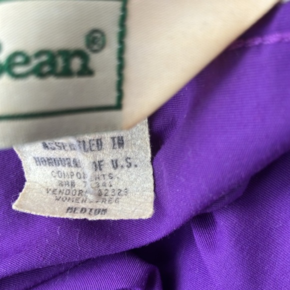 Vintage 80s 90s L.L. Bean Novelty Camping Print Windbreaker - Picture 9 of 9